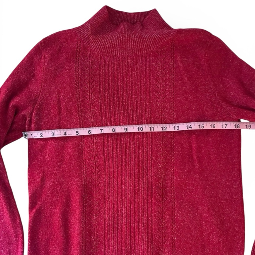 Old Navy Mock Neck Sweater Red Size Small